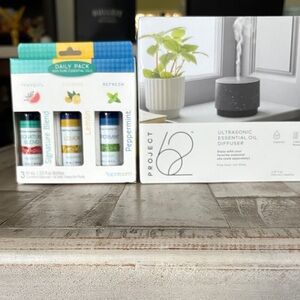 Project 62 Ultrasonic Essential Oil Diffuser with Oil Set